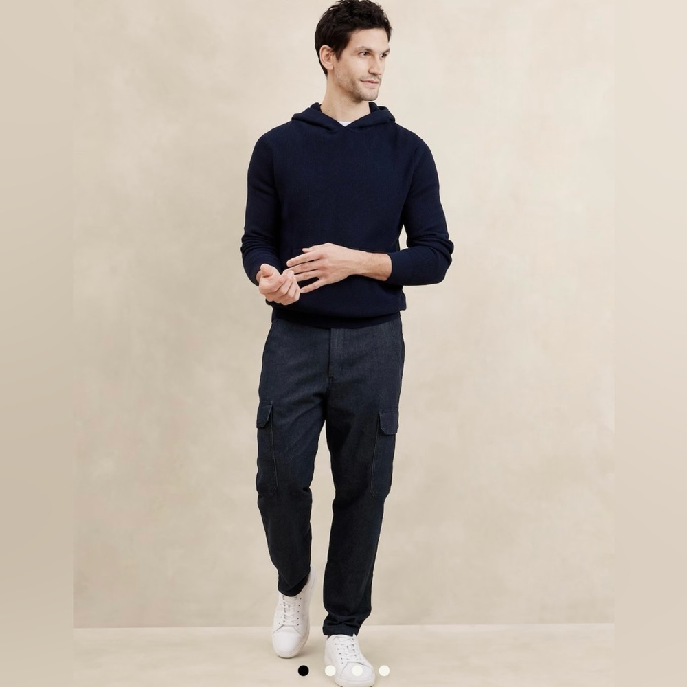 Banana Republic preppy navy surplus cargo pants 30x30 NWT​​
